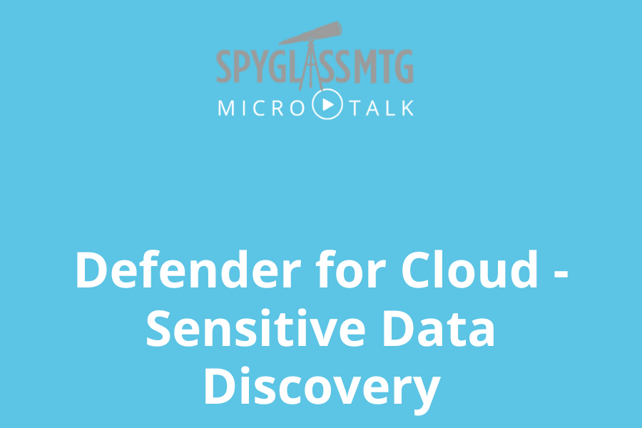 Defender for Cloud - Sensitive Data Discovery